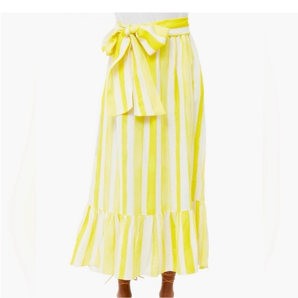 Tuckernuck Cabana Yellow Striped Skirt - Picture 4 of 4